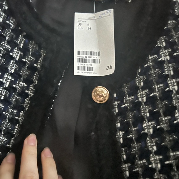 H&M cropped tweed jacket - Picture 2 of 2